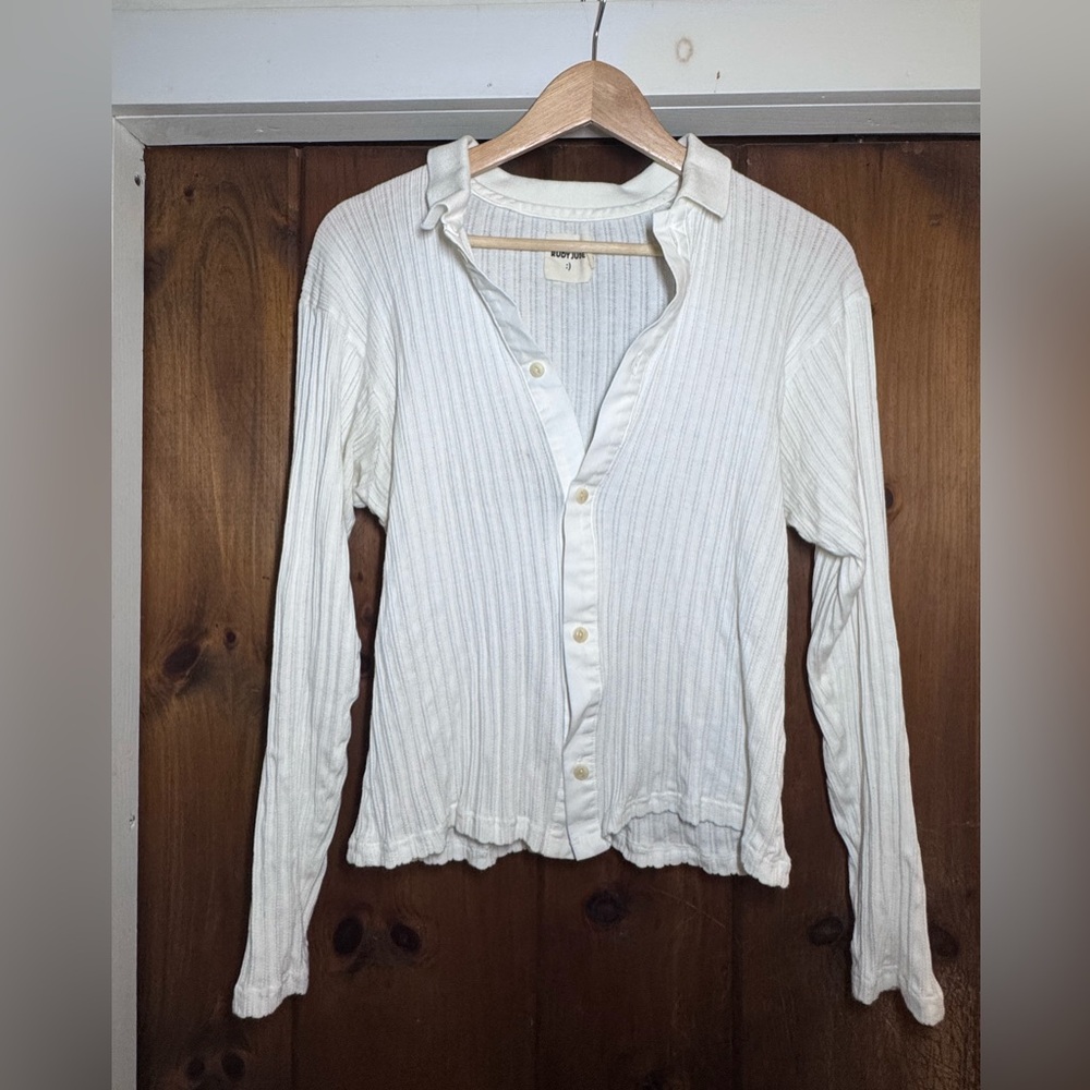 Rudy Jude pointelle cardigan size L